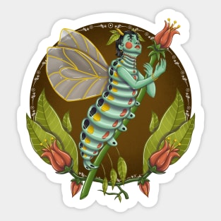 Caterpillar Sticker